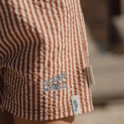 Swim shorts - Brown - Ocean Brown Stripes