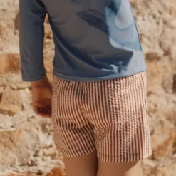Swim shorts - Brown - Ocean Brown Stripes