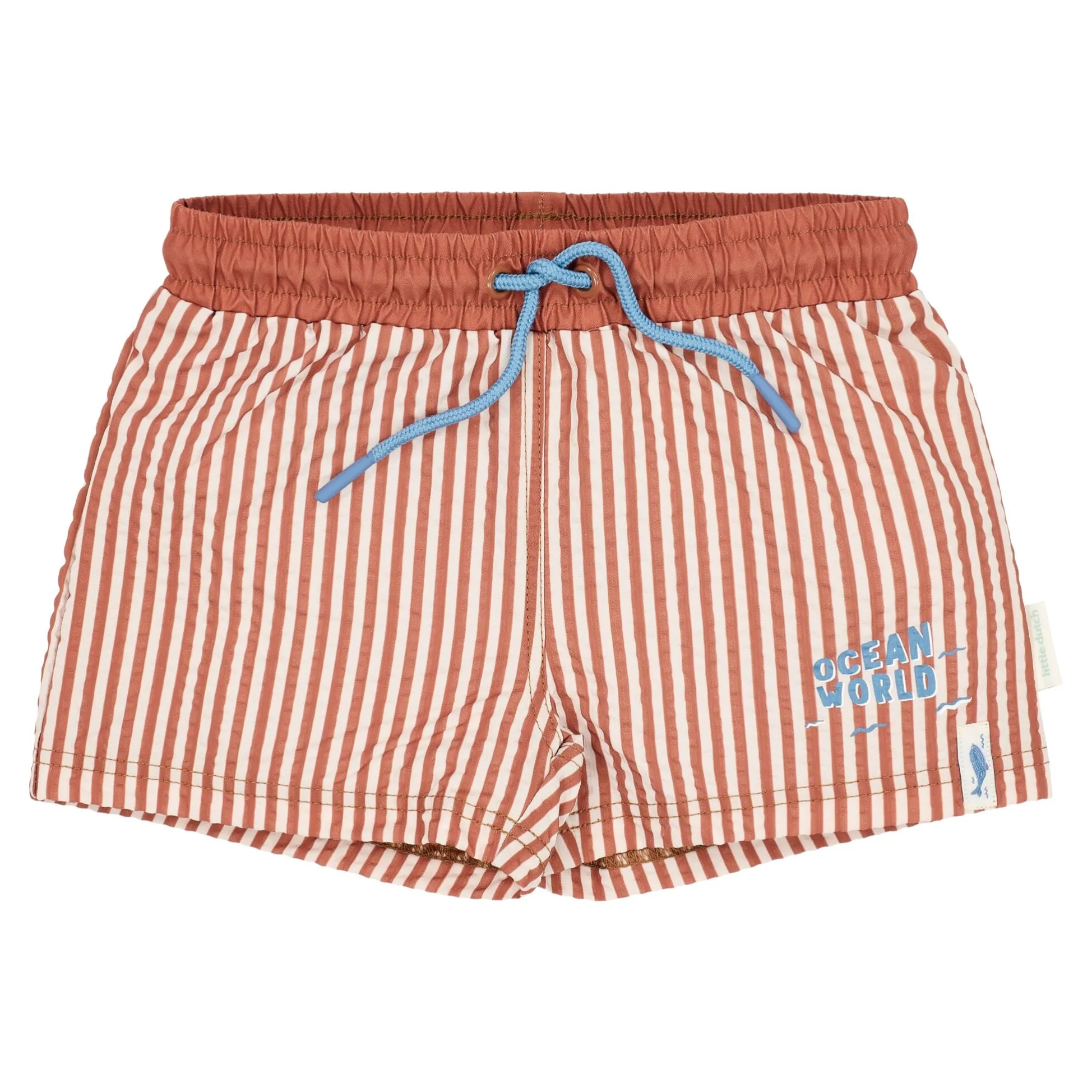 Swim shorts - Brown - Ocean Brown Stripes