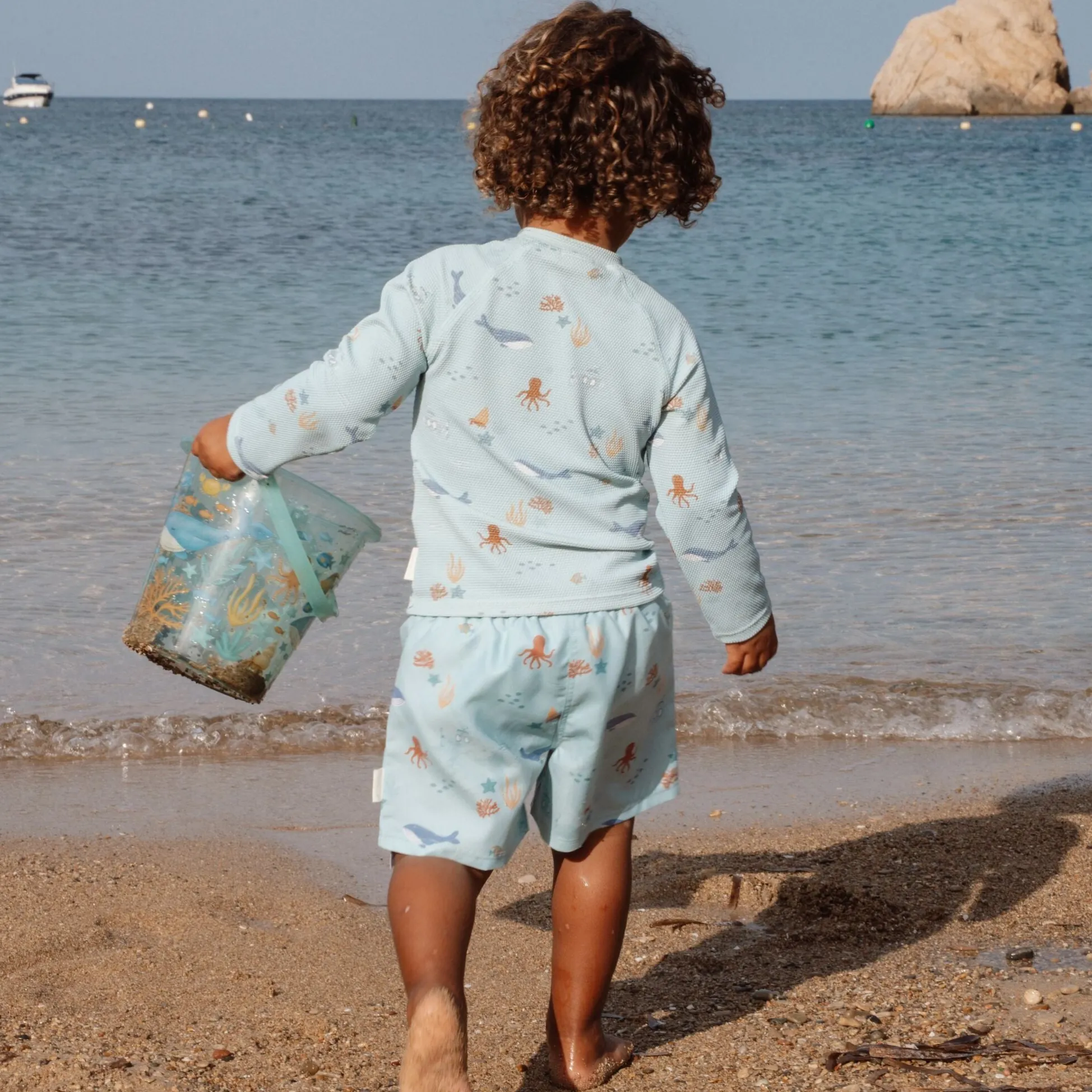 Swim Shorts - Green - Ocean Friends
