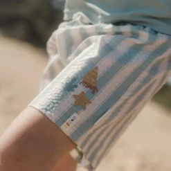 Swim shorts - Green - Ocean Surf Stripes