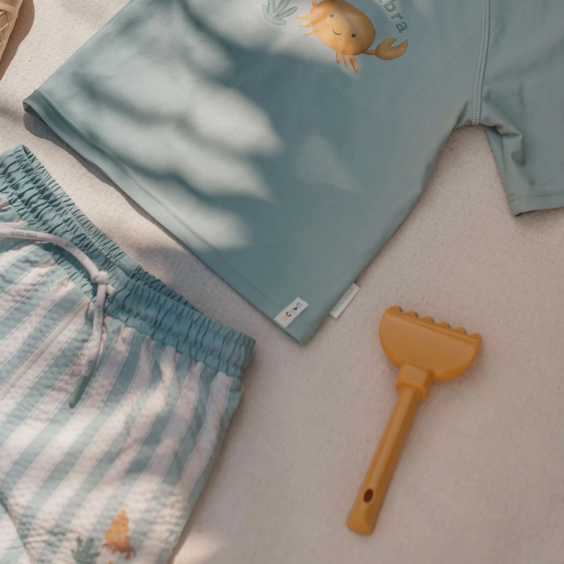 Swim shorts - Green - Ocean Surf Stripes