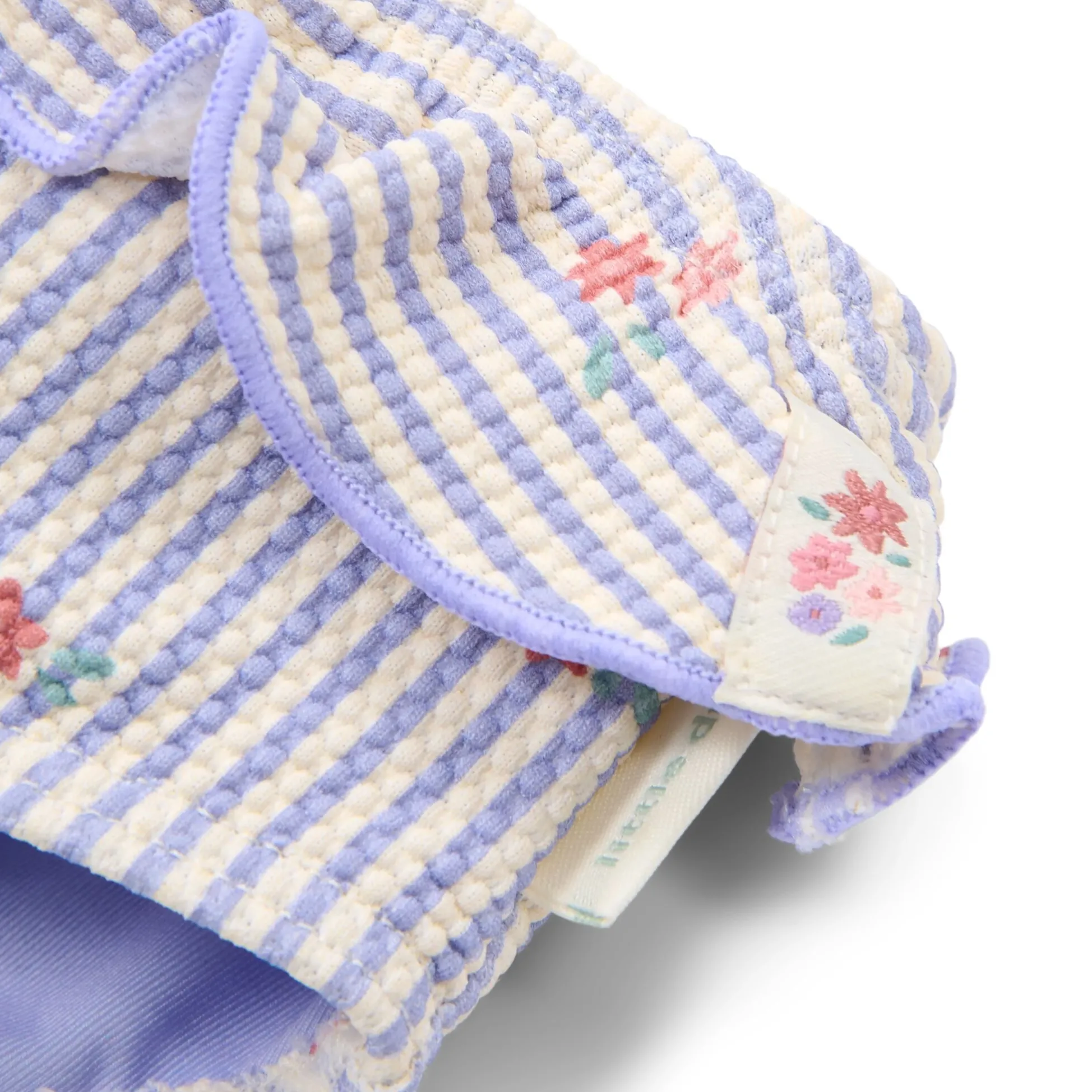 Swim shorts - Purple - Stripes