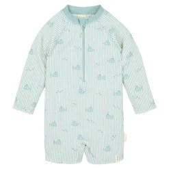 Swimsuit long sleeve - UPF 40 - Green - Ocean Adventure