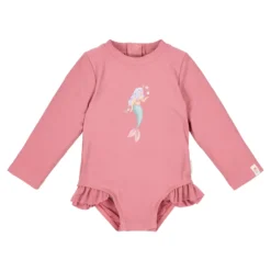 Swimsuit long sleeve - UPF 40 - Pink