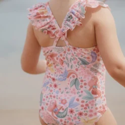 Swimsuit - Pink - Mermaid Print