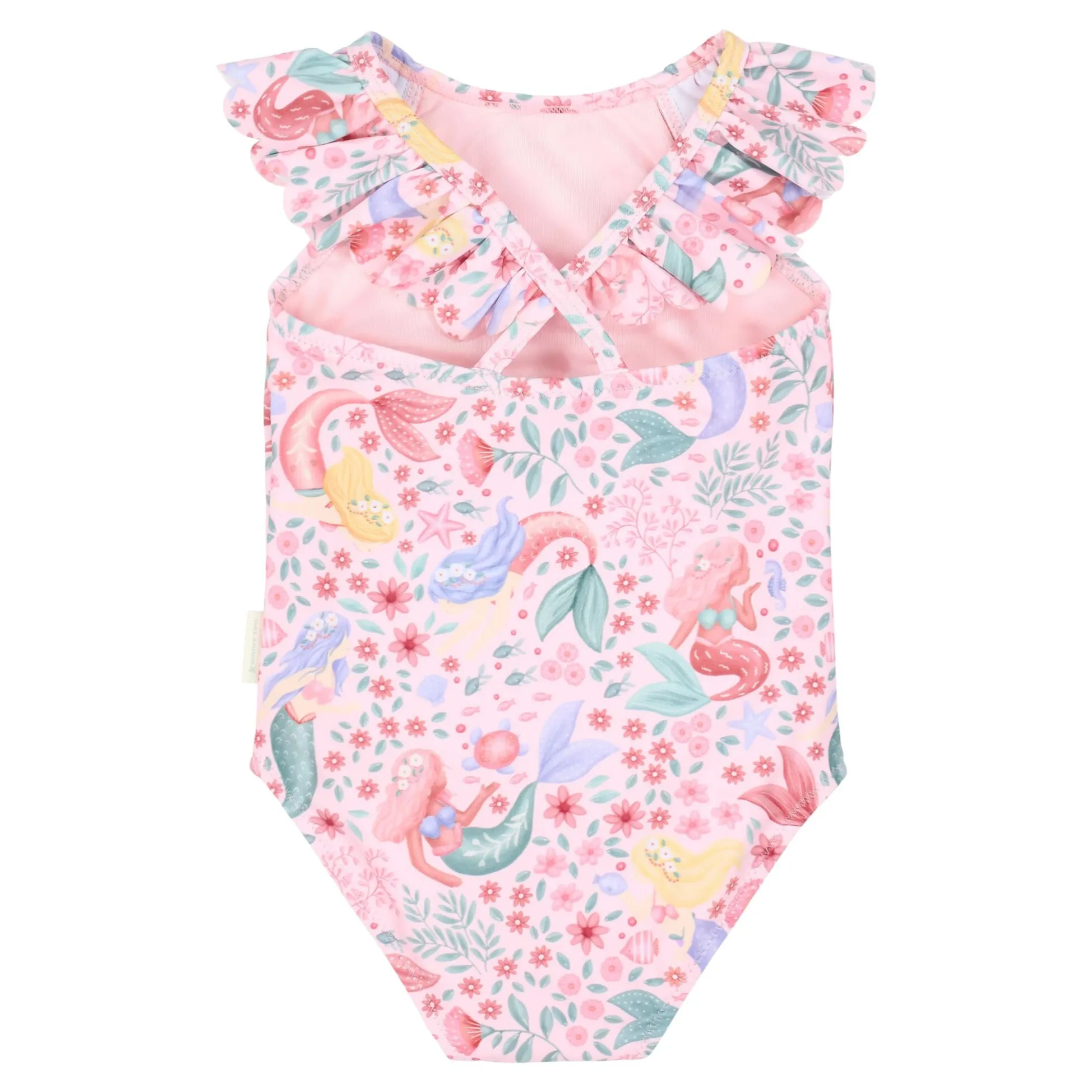 Swimsuit - Pink - Mermaid Print