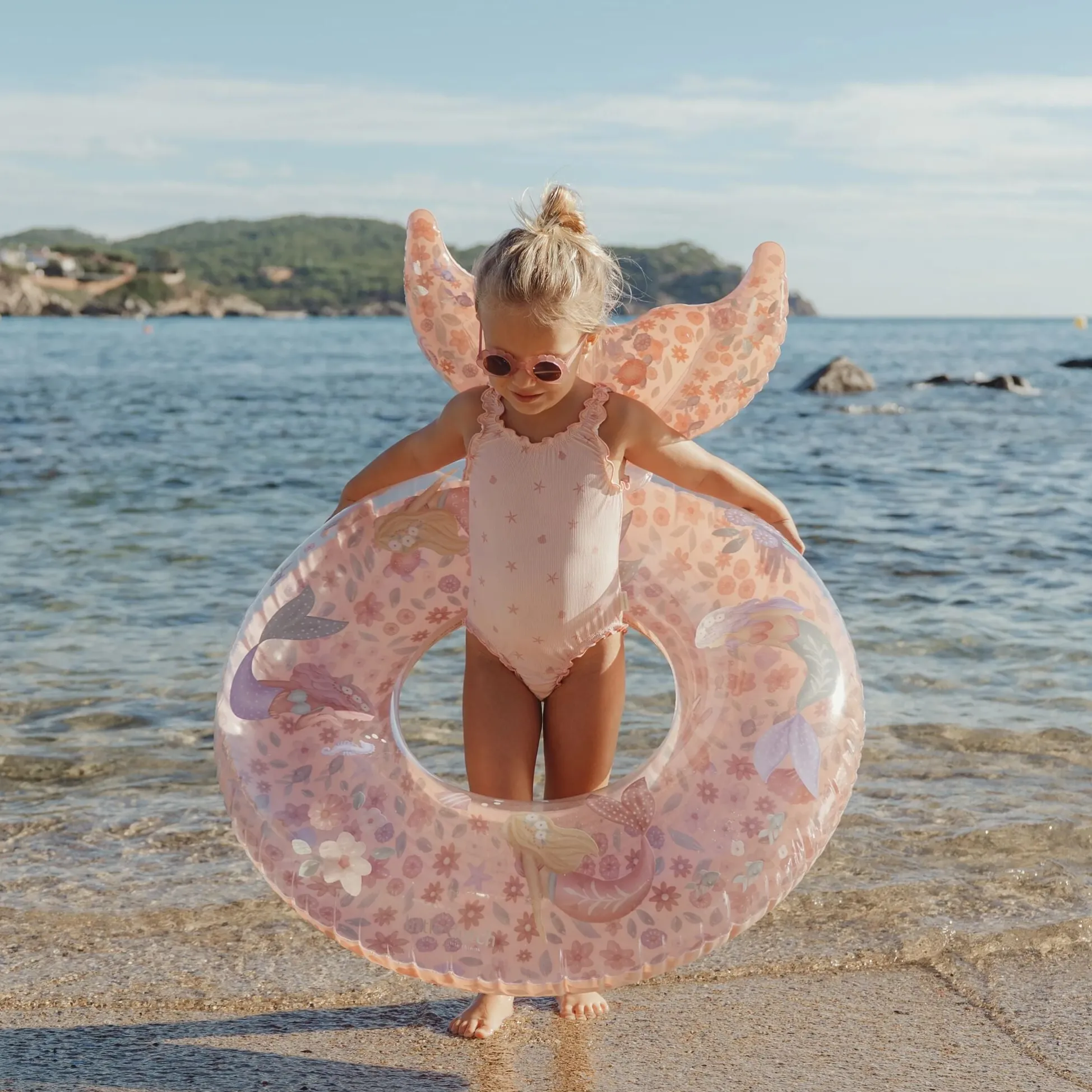 Swimsuit - Pink - Shells