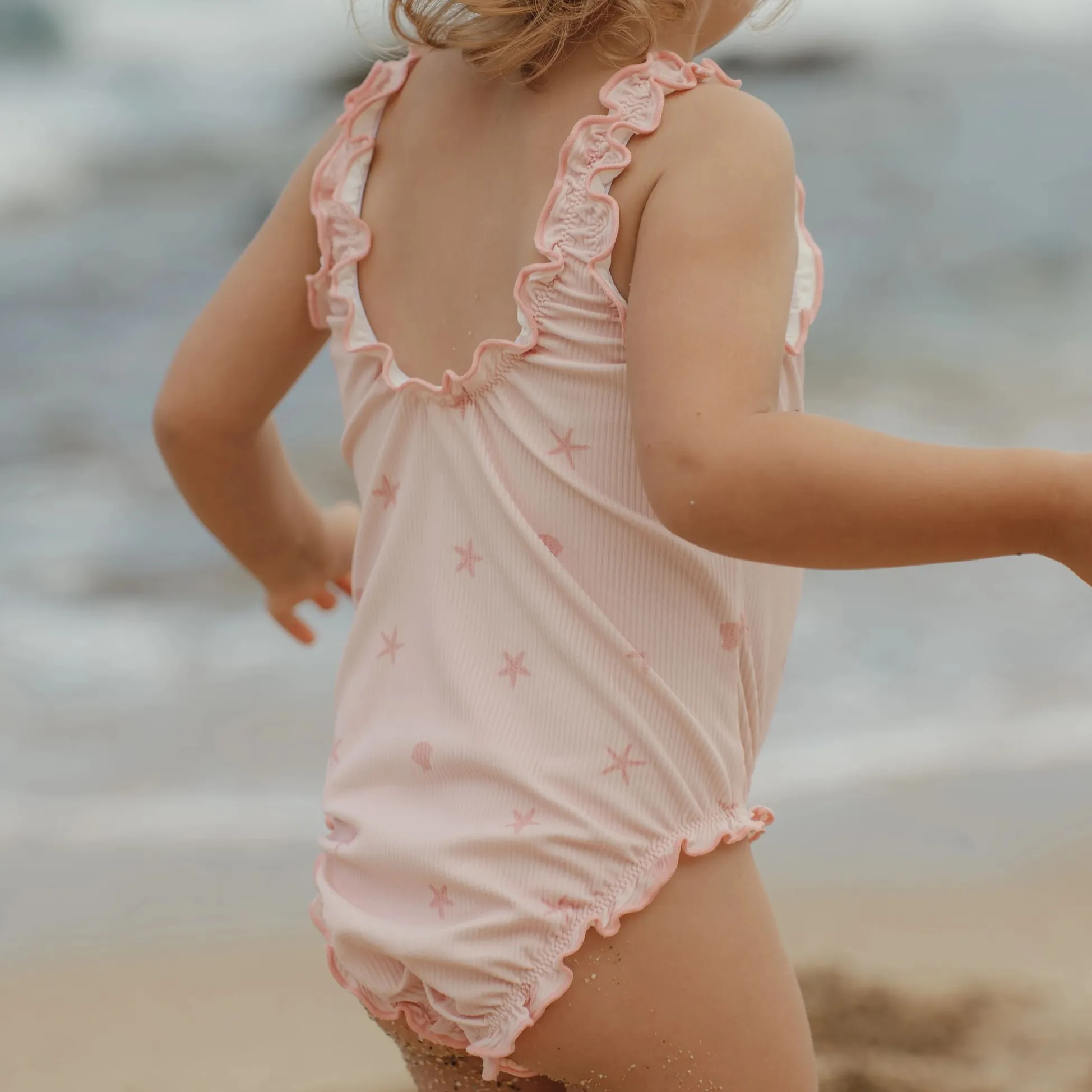Swimsuit - Pink - Shells