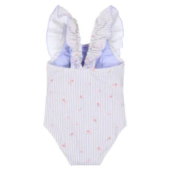 Swimsuit - Purple - Stripes
