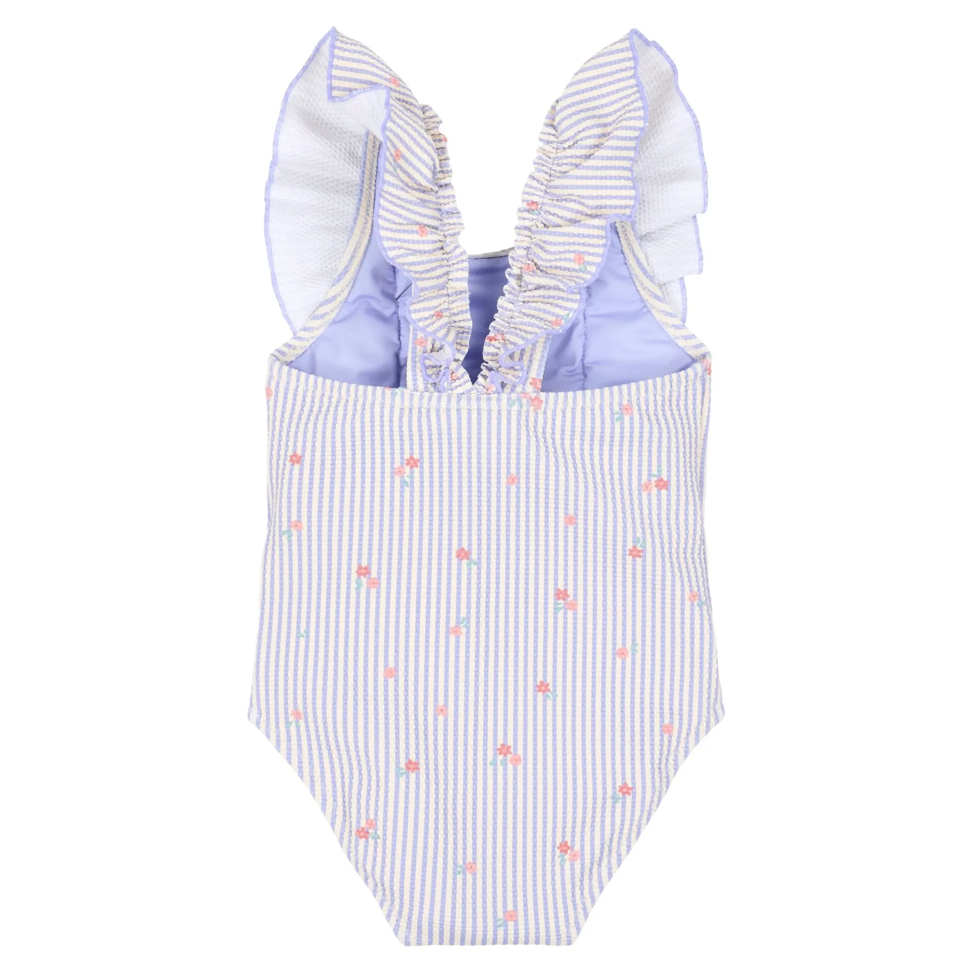 Swimsuit - Purple - Stripes