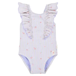 Swimsuit - Purple - Stripes