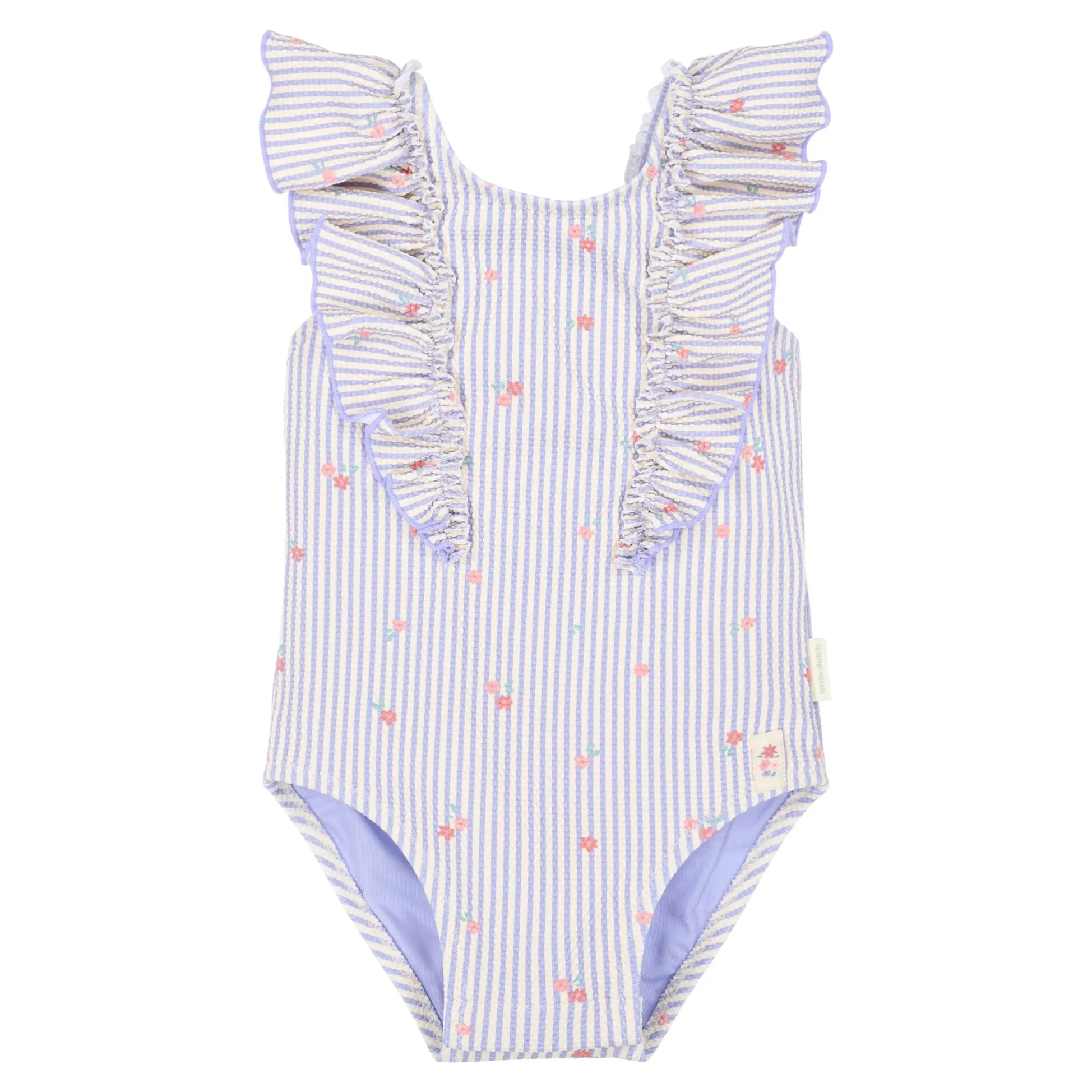 Swimsuit - Purple - Stripes
