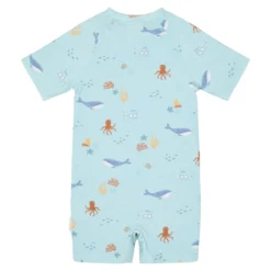 Swimsuit short sleeve - Green - Ocean Friends