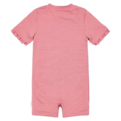 Swimsuit short sleeve - Pink - Glitter