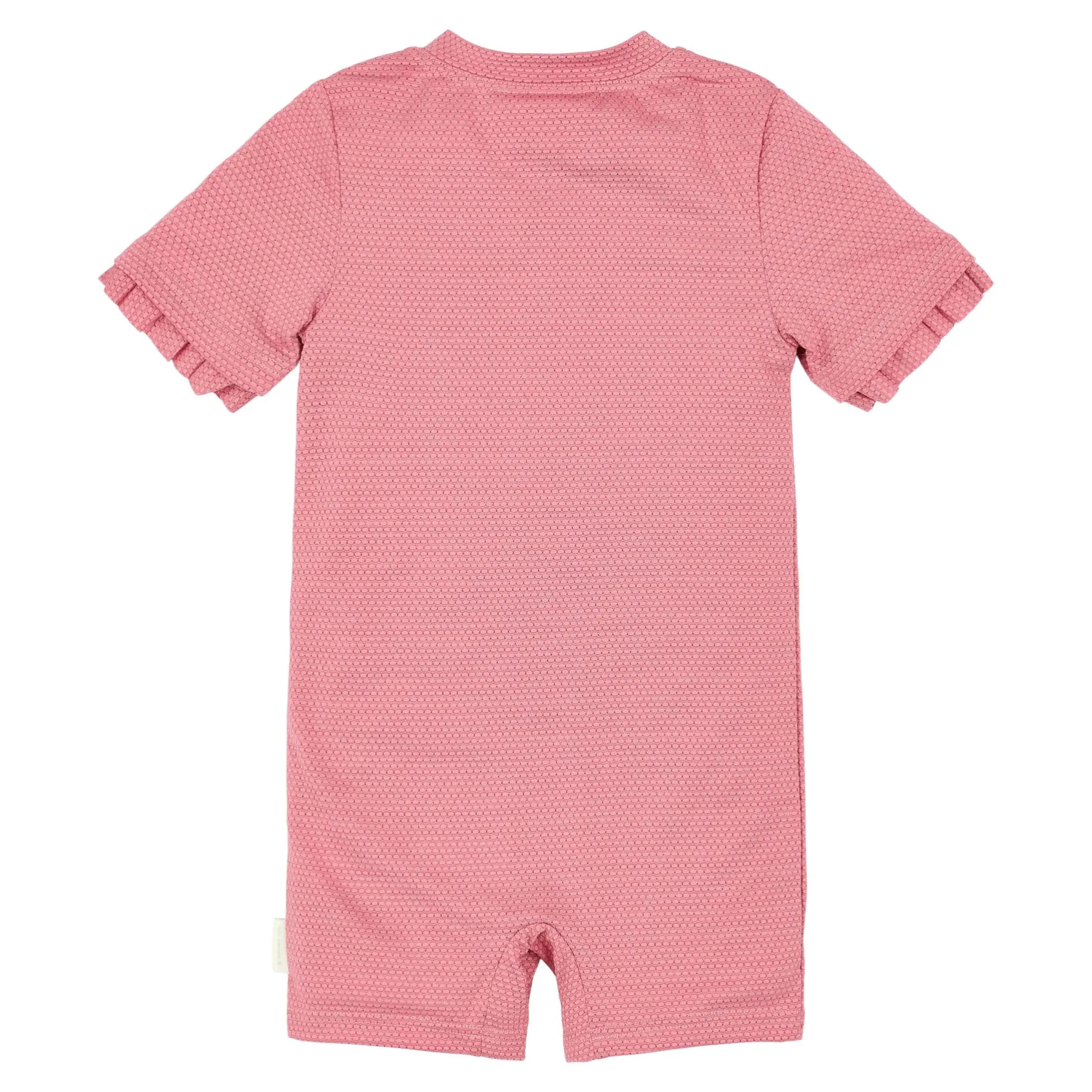 Swimsuit short sleeve - Pink - Glitter