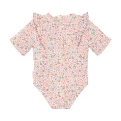 Swimsuit short sleeves - Floral print