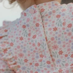 Swimsuit short sleeves - Floral print