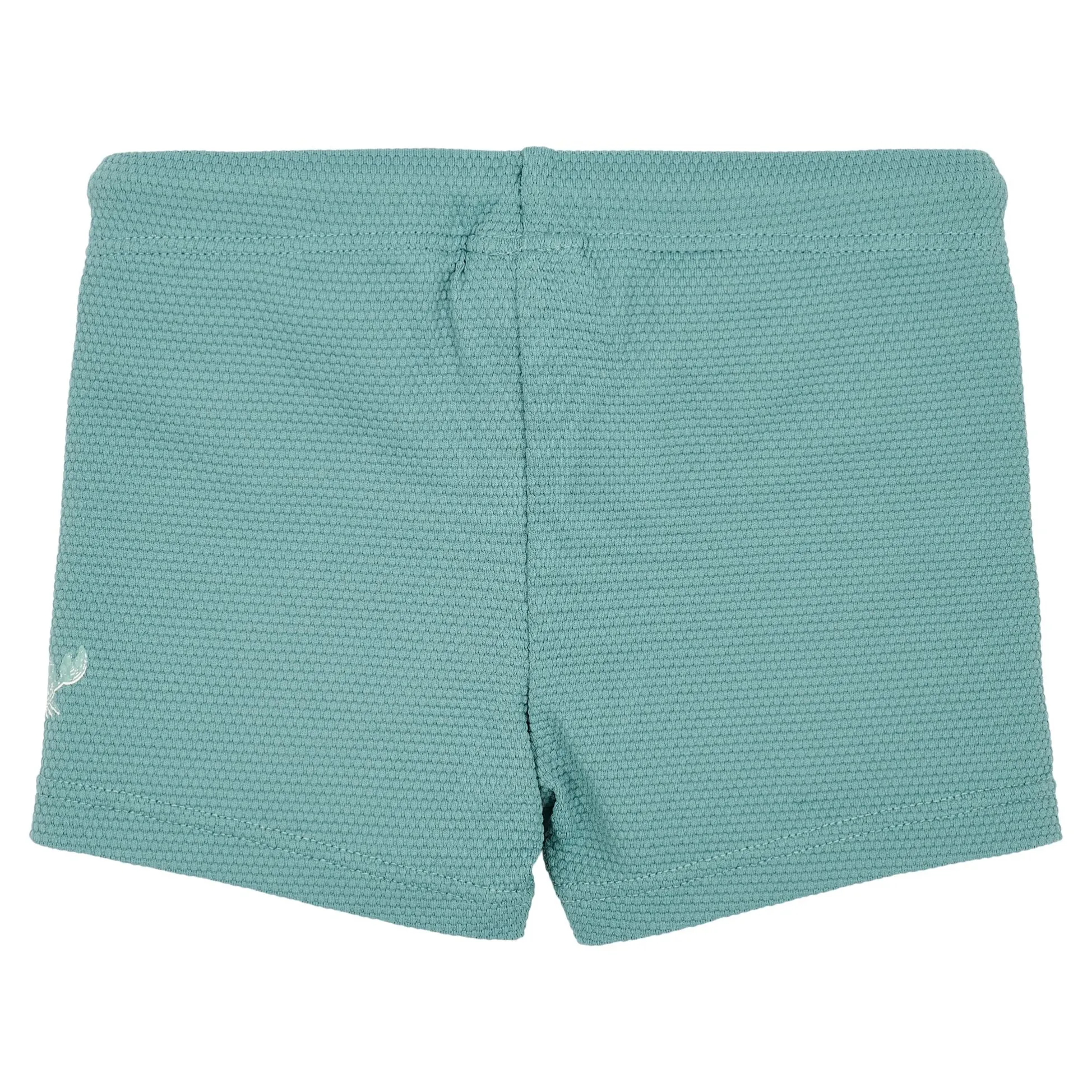 Swim trunks - Green - Waffle texture