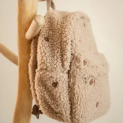 Teddy backpack taupe