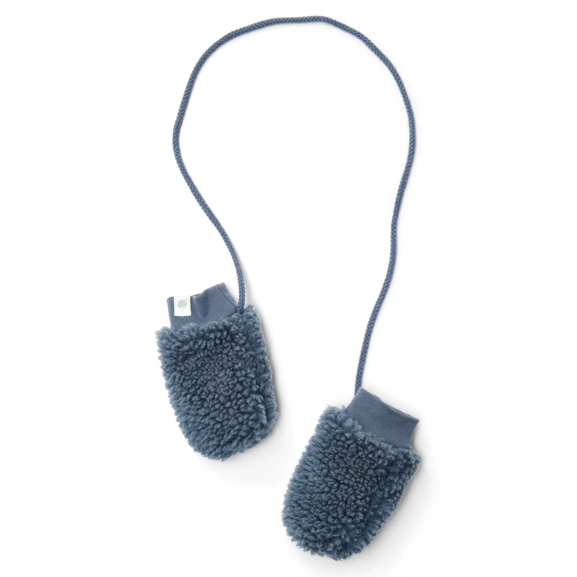 Teddy mittens - Blue - Newborn Naturals