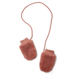 Teddy mittens - Pink - Newborn Naturals
