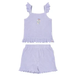 Top and short set - Purple