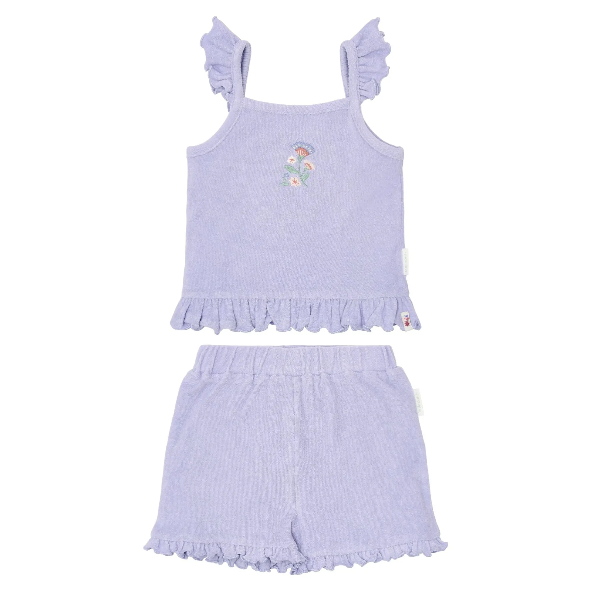 Top and short set - Purple