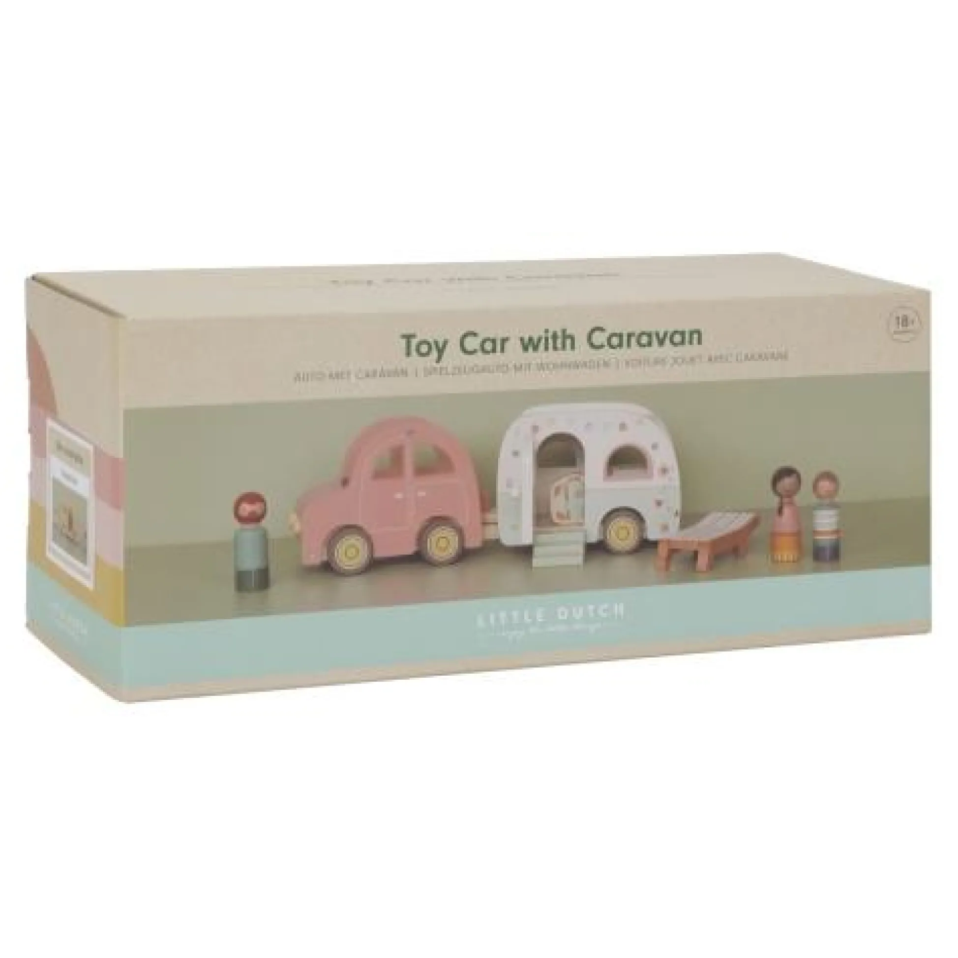 Toy car with caravan - Multicolored - Essentials