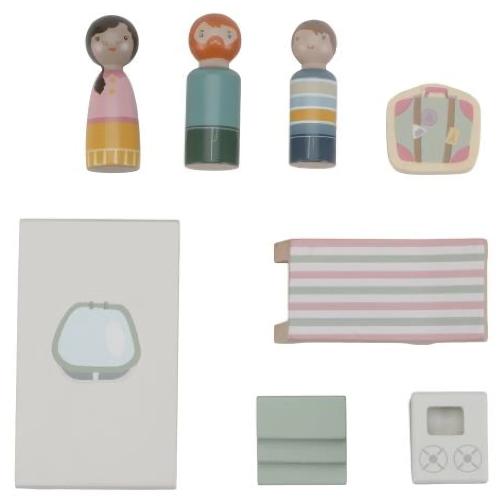 Toy car with caravan - Multicolored - Essentials