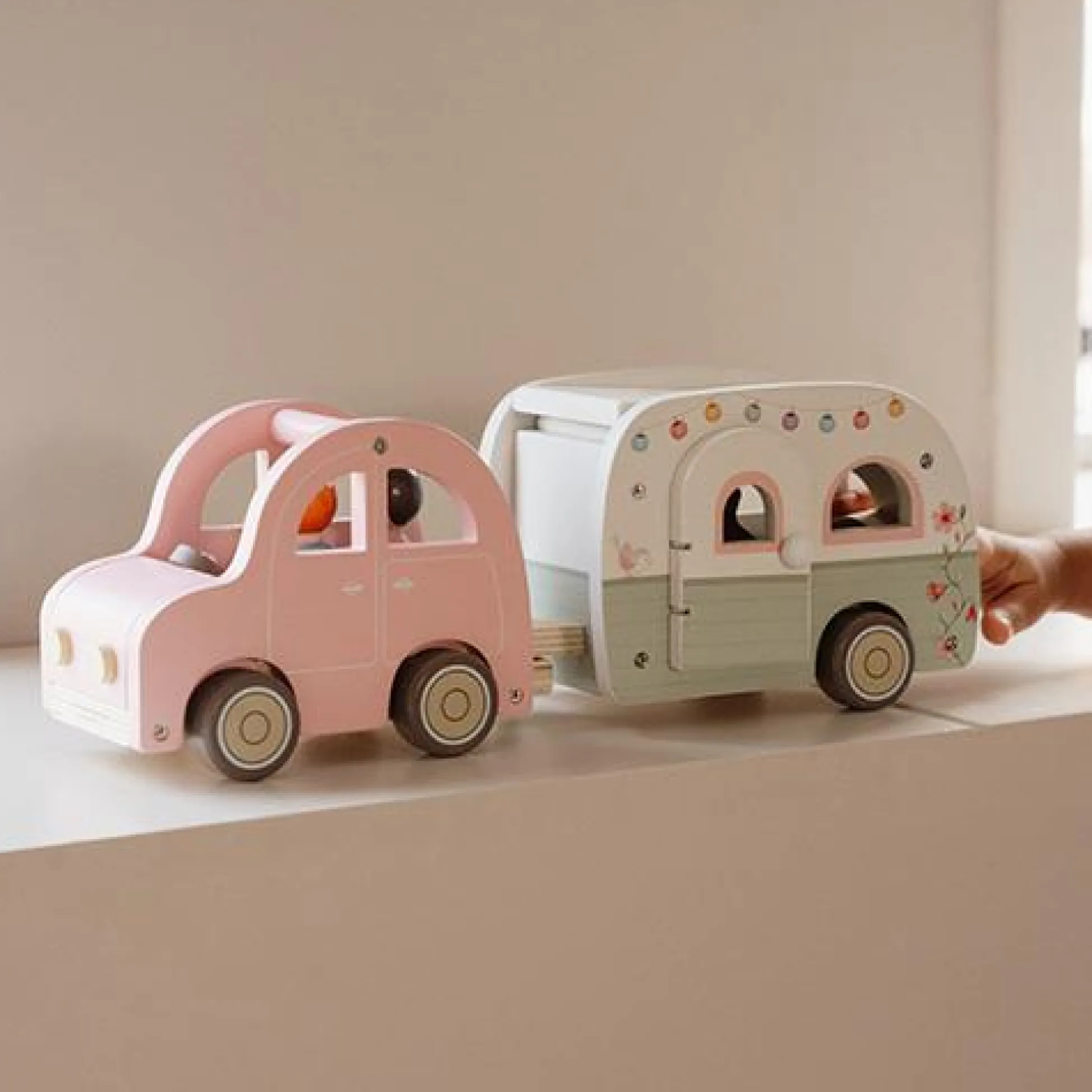Toy car with caravan - Multicolored - Essentials