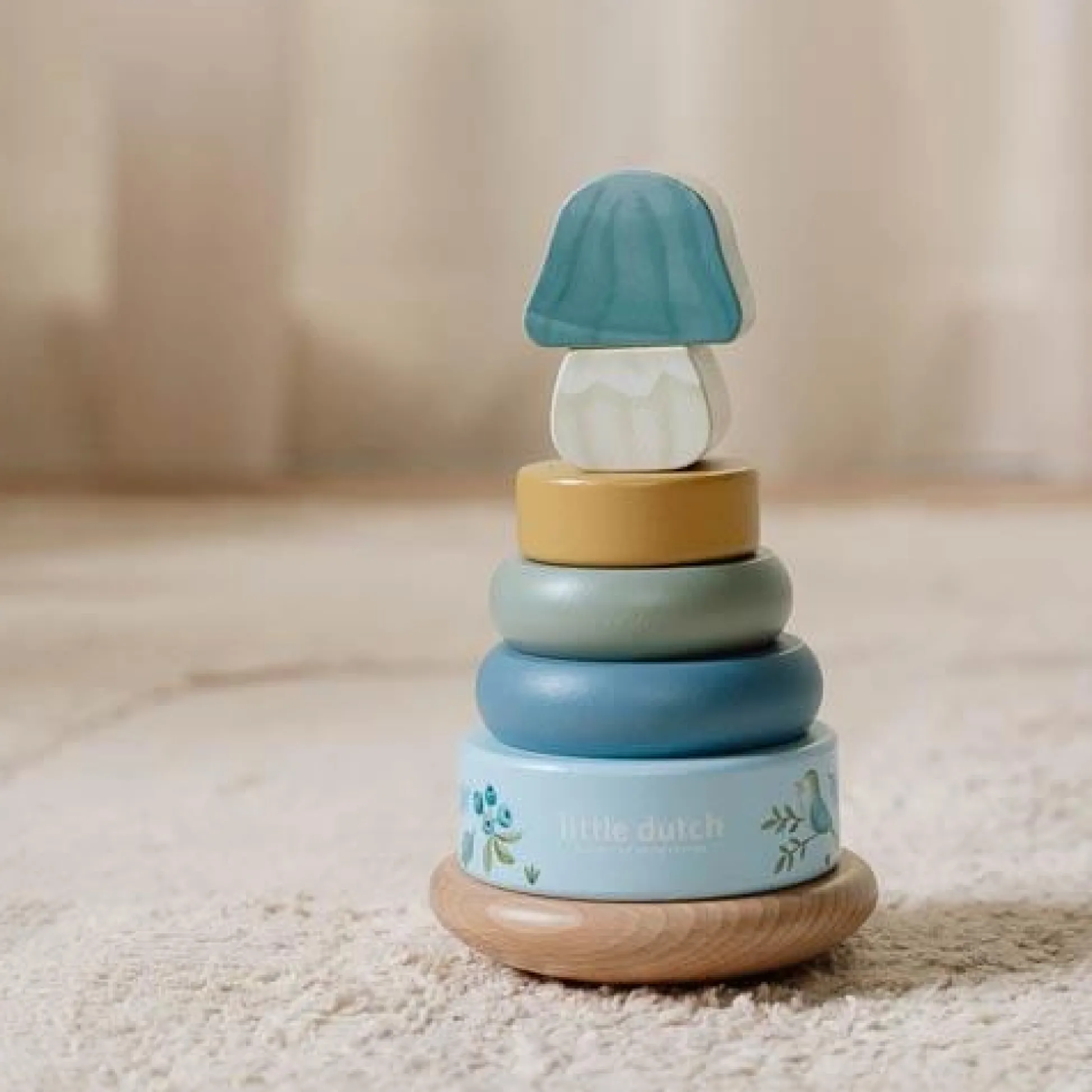 Tumble stacker - Blue - Forest Friends