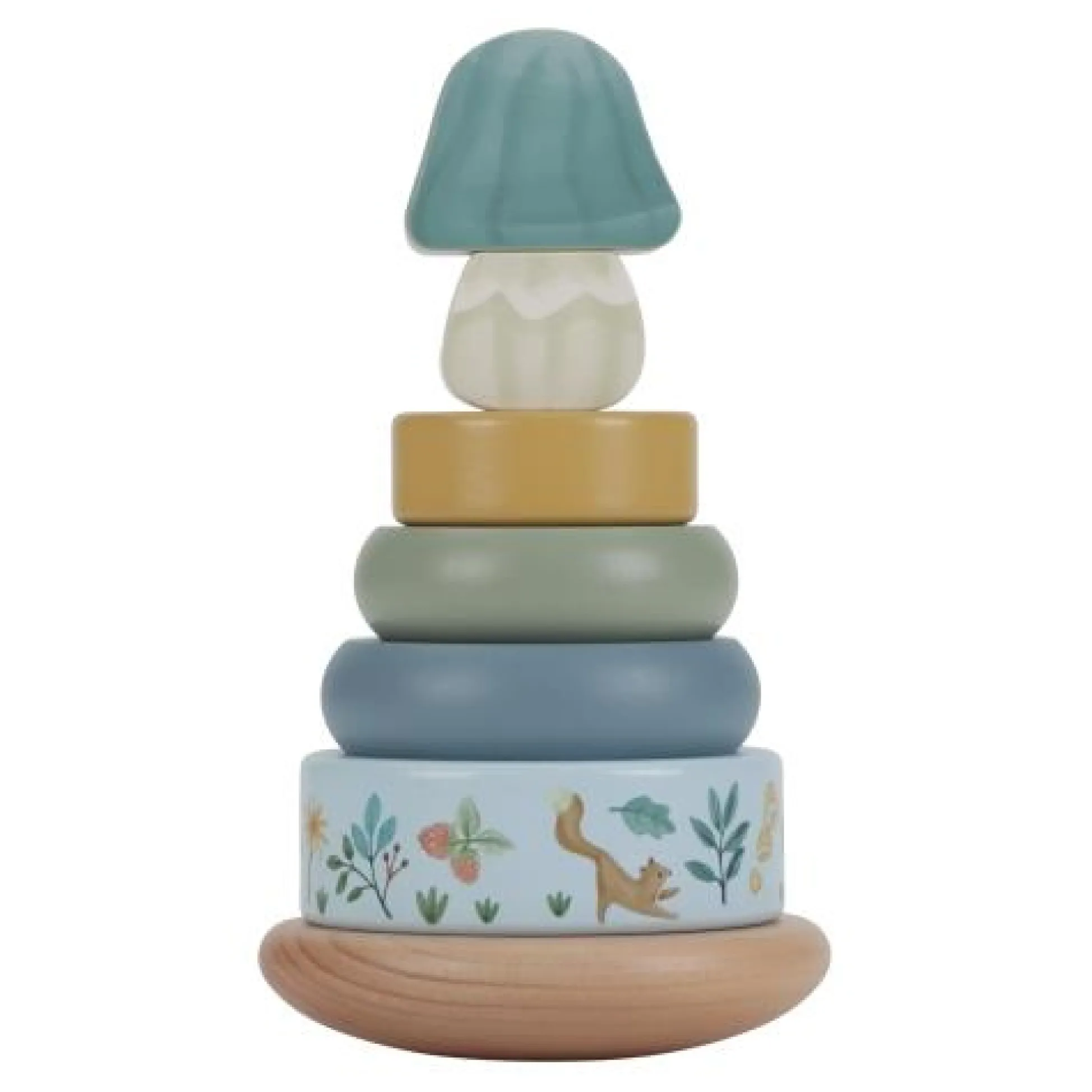 Tumble stacker - Blue - Forest Friends