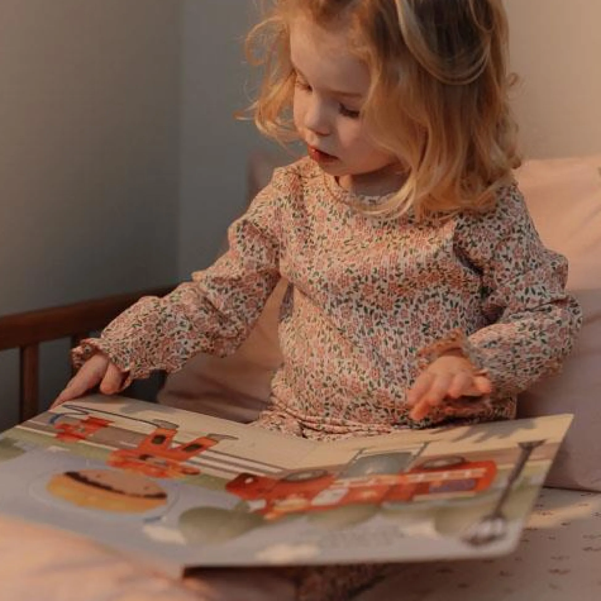 Two -part pajamas - pink - Fairy Garden - Fairy Floral