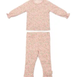 Two -part pajamas - pink - Fairy Garden - Fairy Floral