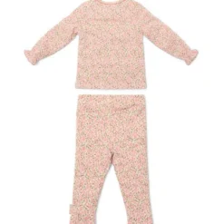 Two -part pajamas - pink - Fairy Garden - Fairy Floral