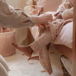 Two -part pajamas - pink - Fairy Garden - Fairy Floral