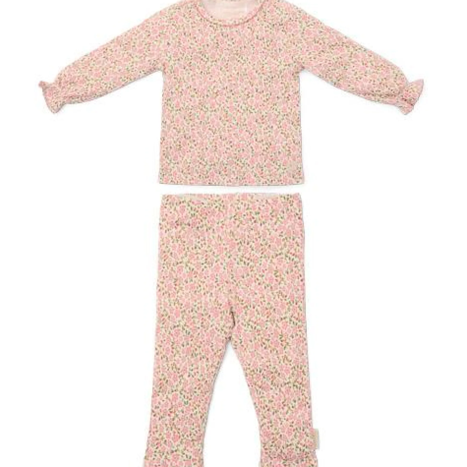 Two -part pajamas - pink - Fairy Garden - Fairy Floral