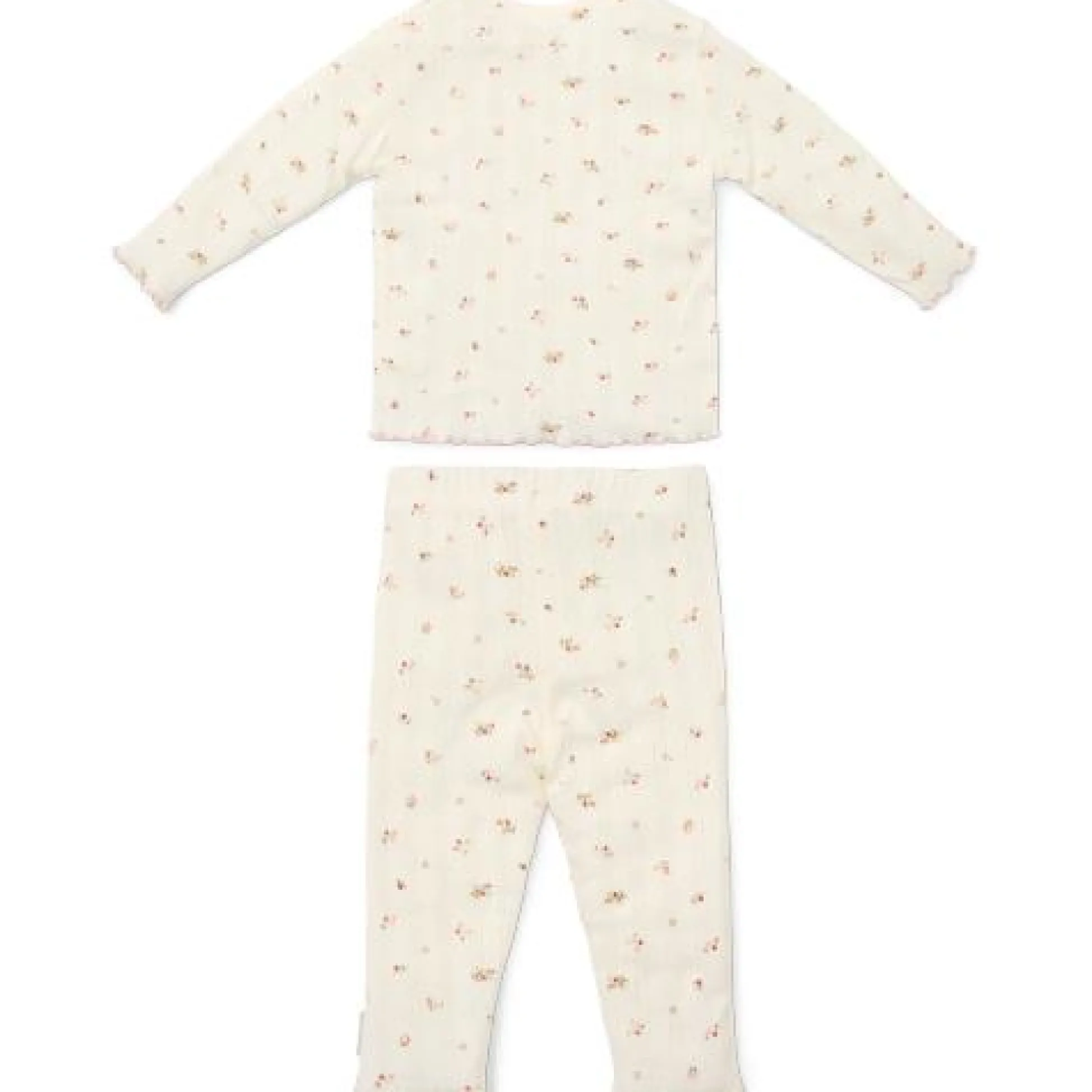 Two-piece pajamas - White - Fairy Garden - Fairy Blossom