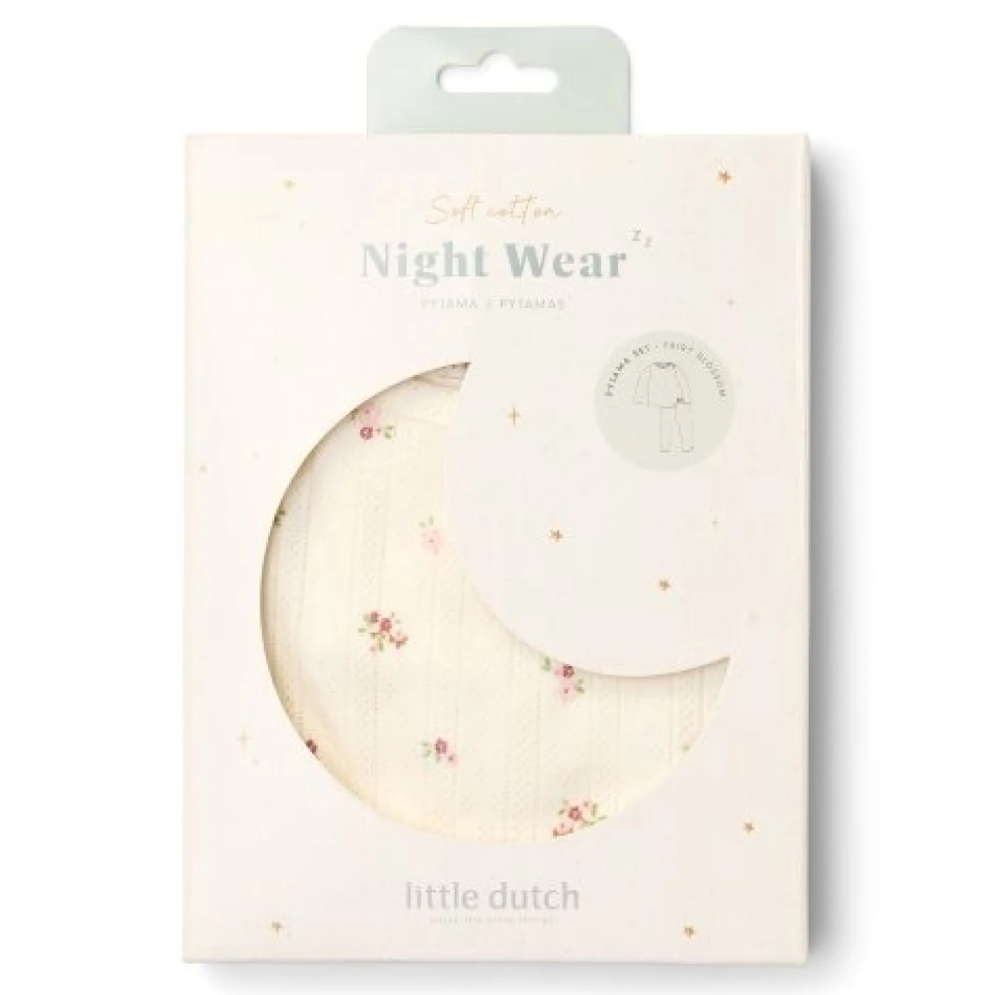 Two-piece pajamas - White - Fairy Garden - Fairy Blossom