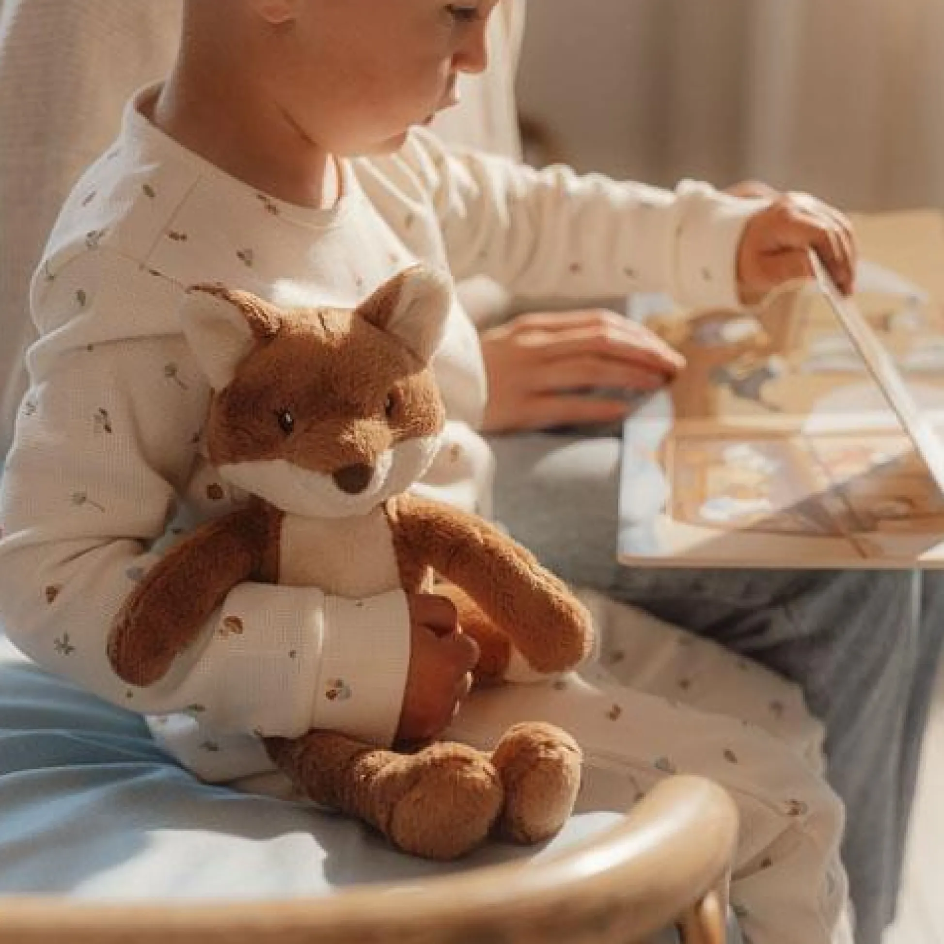 Two-piece pajamas - White - Forest Friends - Forest Treasures