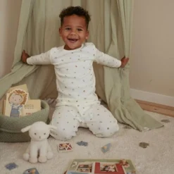 Two-piece pajamas - White - Forest Friends - Forest Treasures