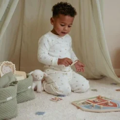 Two-piece pajamas - White - Forest Friends - Forest Treasures