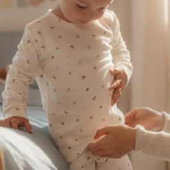 Two-piece pajamas - White - Forest Friends - Forest Treasures
