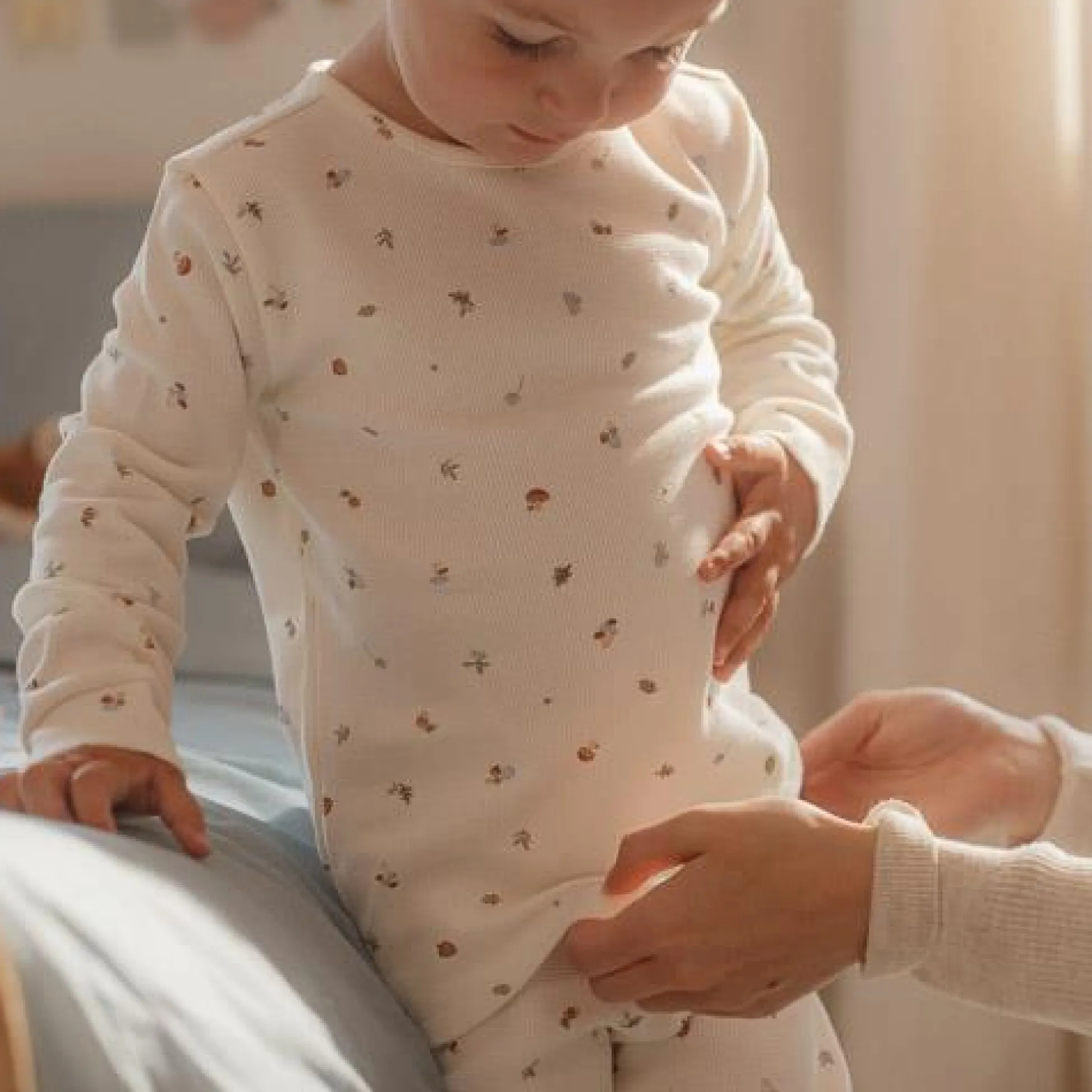 Two-piece pajamas - White - Forest Friends - Forest Treasures