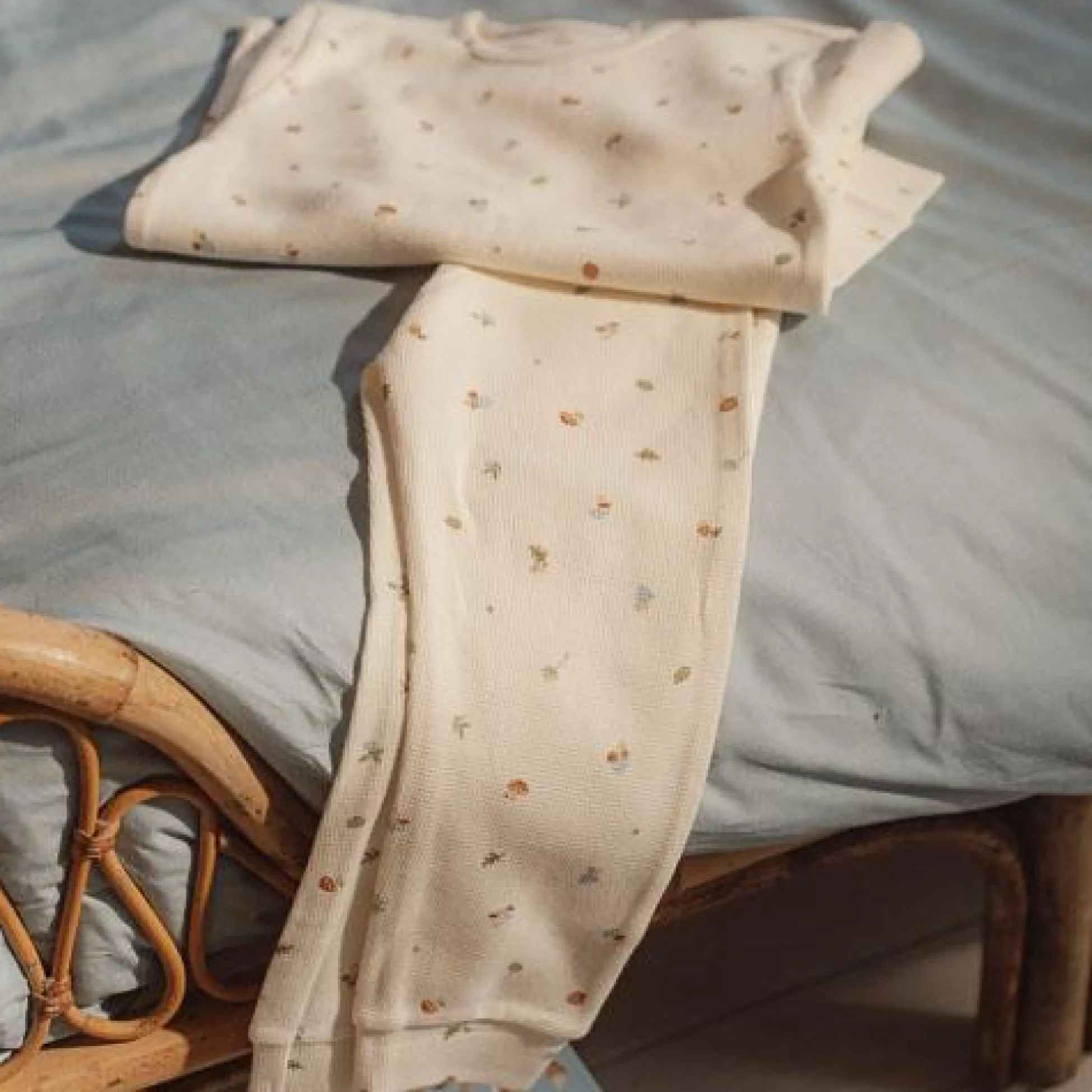 Two-piece pajamas - White - Forest Friends - Forest Treasures