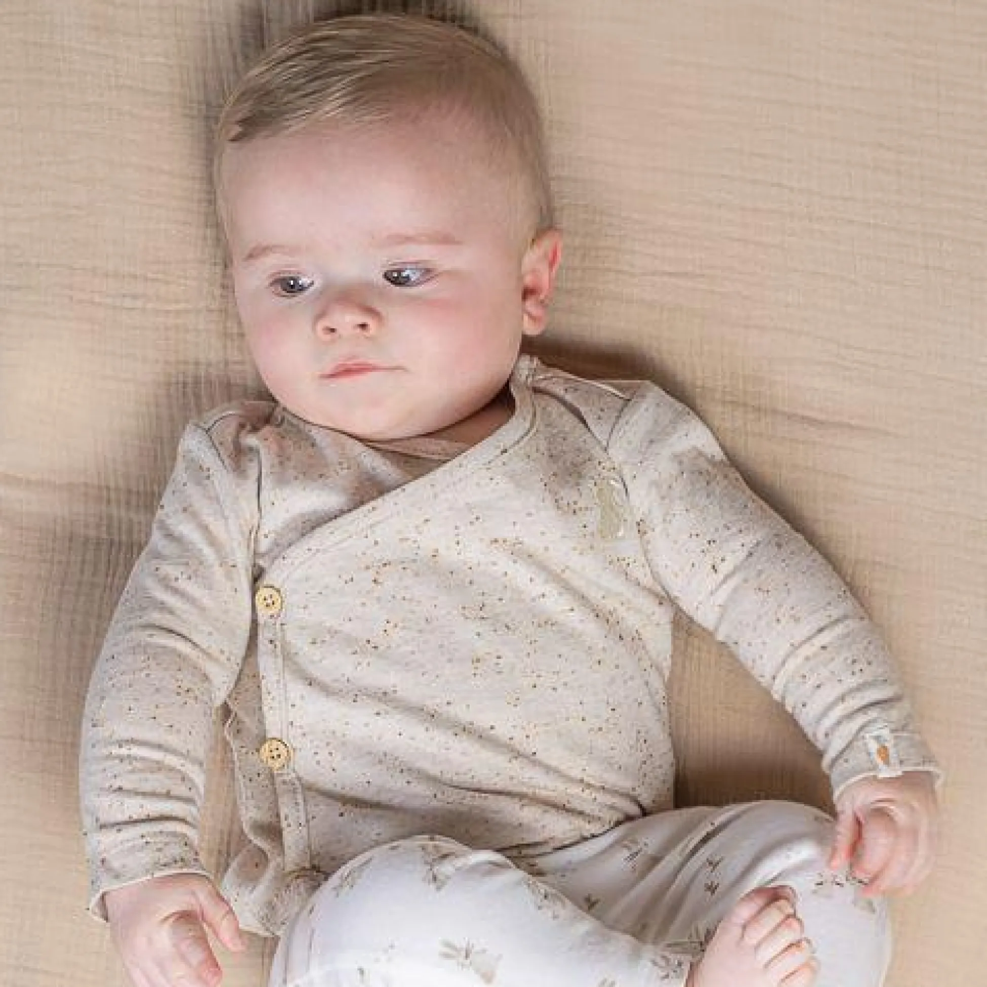 Vest - Sand - Newborn Naturals