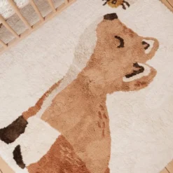 Vos - Beige - Forest Friends rug
