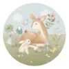 Wallpaper circle - Multicolored - Fairy Garden