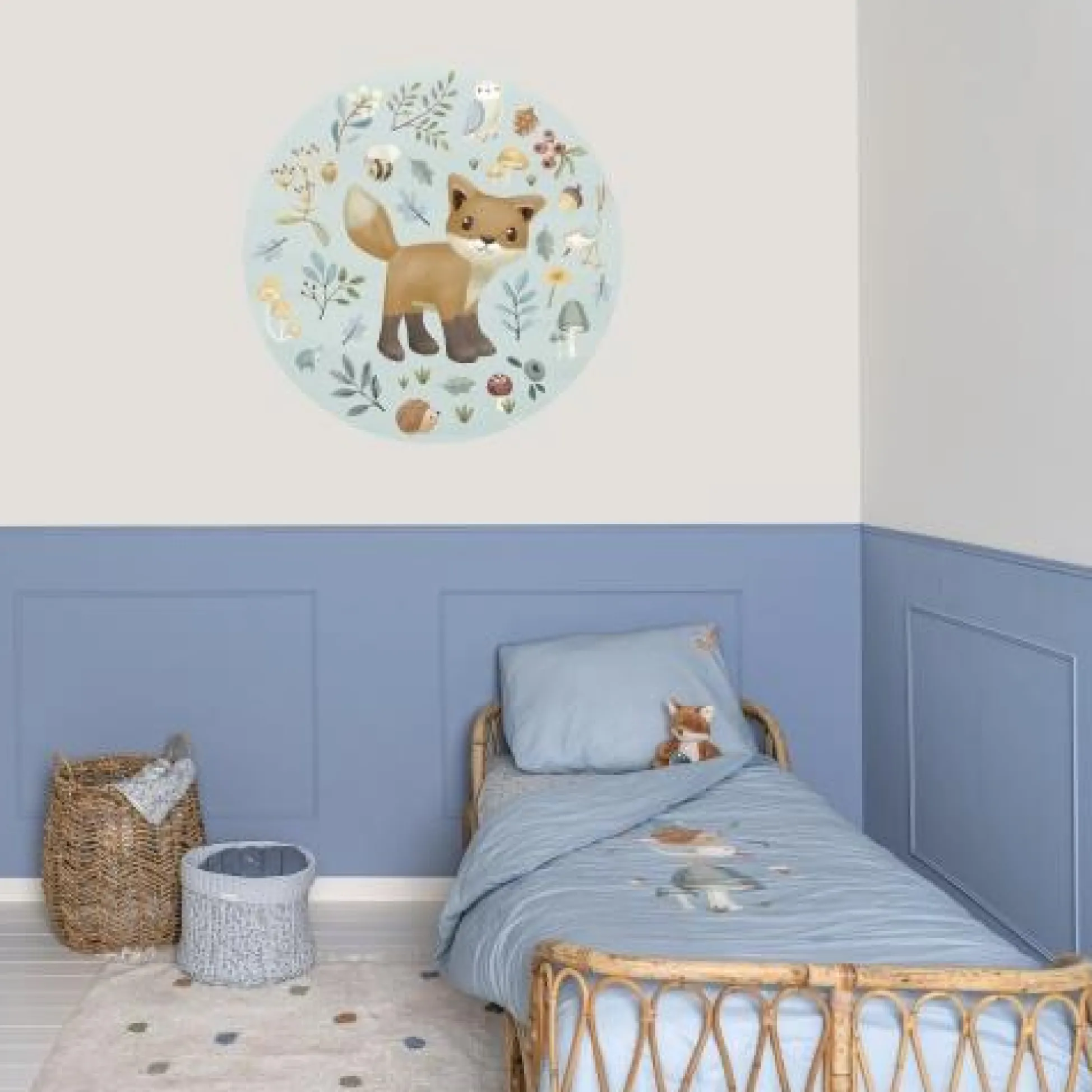 Wallpaper circle - Multicolored - Forest Friends - Forest Wonders